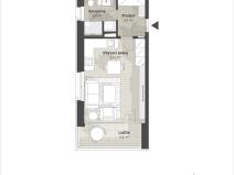 Prodej bytu 1+kk, Liberec, Polní, 34 m2