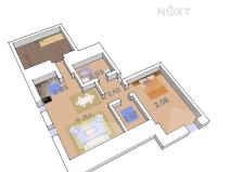 Prodej bytu 2+kk, Želechovice nad Dřevnicí, Nádražní, 76 m2