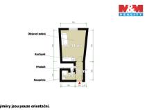 Pronájem bytu 1+kk, Plzeň - Východní Předměstí, Šafaříkovy sady, 23 m2