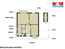 Pronájem bytu 3+1, Plzeň - Východní Předměstí, Částkova, 77 m2