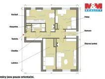 Prodej bytu 3+1, Krásné Údolí, 81 m2