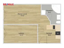 Prodej bytu 2+kk, Praha - Podolí, Podolská, 44 m2