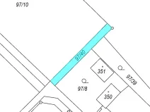 Dražba pozemku, Lešany, 245 m2