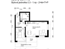Prodej bytu 2+kk, Lanškroun, Vančurova, 58 m2
