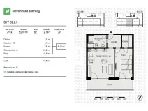Prodej bytu 2+kk, Olomouc, Loudova, 54 m2