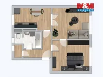 Prodej bytu 2+1, Čáslav - Čáslav-Nové Město, Novodvorská, 51 m2