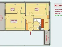 Prodej bytu 3+1, Hradec Králové, Třebechovická, 56 m2