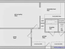 Prodej bytu 2+kk, Praha, Janovská, 50 m2