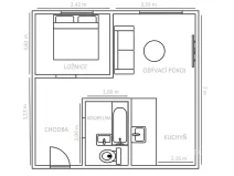 Prodej bytu 2+kk, Litvínov, Kopistská, 41 m2