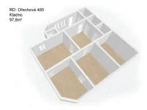 Prodej rodinného domu, Kladno, Ořechová, 97 m2