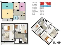 Prodej bytu 3+1, Brno - Starý Lískovec, Dunajská, 66 m2