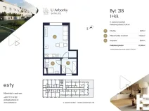 Prodej bytu 1+kk, Praha - Satalice, Za Novákovou zahradou, 32 m2