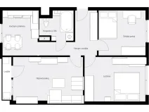 Pronájem bytu 3+1, Náchod - Staré Město nad Metují, Bílá, 70 m2