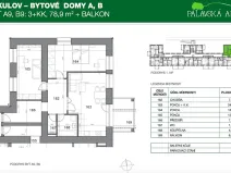 Pronájem bytu 3+kk, Mikulov, Bezručova, 79 m2