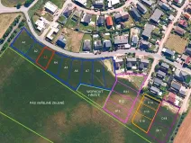 Prodej pozemku pro bydlení, Hrušovany u Brna, Pod Střediskem, 728 m2