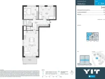 Prodej bytu 3+kk, Praha - Chodov, Komárkova, 79 m2