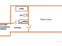 Pronájem bytu 1+kk, Brno, Kotlářská, 31 m2