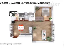 Pronájem bytu 2+1, Mohelnice, Třebovská, 53 m2