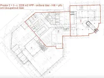 Pronájem kanceláře, Praha, 2228 m2
