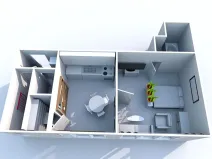 Pronájem bytu 1+1, Praha - Vršovice, Madridská, 38 m2