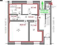 Pronájem bytu 3+kk, Benešov, Ulrichova, 61 m2