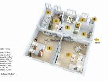 Prodej bytu 3+1, Liberec - Liberec V-Kristiánov, Husova, 90 m2