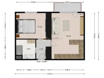 Pronájem bytu 2+kk, Praha - Jinonice, Barvitiova, 52 m2