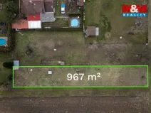 Prodej pozemku pro bydlení, Dub nad Moravou, 967 m2