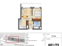 Prodej bytu 2+kk, Praha - Chodov, Bartůňkova, 39 m2