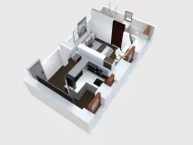 Prodej bytu 1+1, Janov nad Nisou - Hrabětice, 21 m2