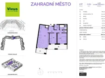 Prodej bytu 3+kk, Praha - Záběhlice, Želivecká, 81 m2