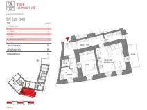 Prodej bytu 2+kk, Písek, Kocínova, 70 m2