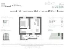 Prodej bytu 2+kk, Praha - Vysočany, Pod pekárnami, 51 m2