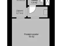 Pronájem obchodního prostoru, Praha - Libeň, Kurta Konráda, 26 m2