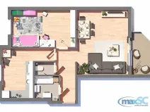 Prodej bytu 2+1, Sezemice, Spojovací, 58 m2