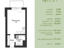 Pronájem bytu 1+kk, Mariánské Lázně, Chebská, 30 m2