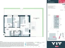 Prodej bytu 3+kk, Kladno, Ke stadionu, 63 m2
