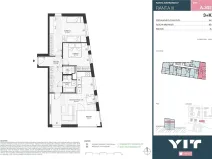 Prodej bytu 3+kk, Praha - Hlubočepy, Wassermannova, 80 m2