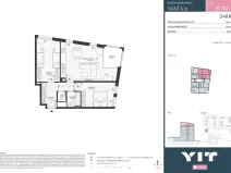 Prodej bytu 3+kk, Praha - Hlubočepy, Wassermannova, 71 m2