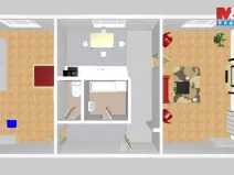 Prodej bytu 2+1, Kadaň, Chomutovská, 54 m2