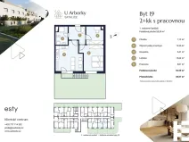 Prodej bytu 3+kk, Praha - Satalice, Za Novákovou zahradou, 59 m2