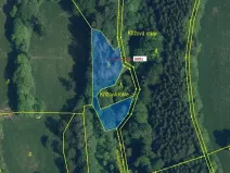 Dražba lesa, Benešov u Semil, 1964 m2