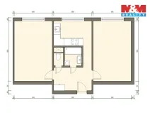 Pronájem bytu 2+1, Praha - Malešice, Počernická, 51 m2