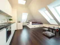 Pronájem bytu 1+kk, Praha - Kobylisy, Střelničná, 43 m2