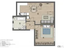 Prodej bytu 2+kk, Úvaly, Kollárova, 64 m2