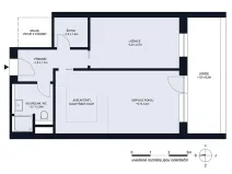 Prodej bytu 2+kk, České Budějovice, České Vrbné, 52 m2
