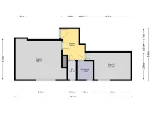 Pronájem bytu 2+kk, Praha - Dejvice, České družiny, 43 m2