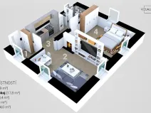 Prodej bytu 2+1, Hrádek nad Nisou, 52 m2