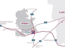 Pronájem skladu, Nýřany, U Mexika, 5460 m2