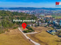Prodej pozemku pro bydlení, Písek - Hradiště, 1276 m2